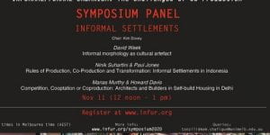 Nov 11, 2020 / InfUr Webinar 6 / Symposium Panel on “Informal Settlements”