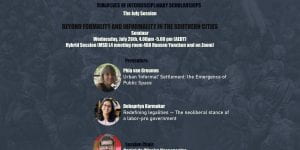 SEED Session: Engaging with Global South Urbanisms / 26 July 2023 [Hybrid Seminar]