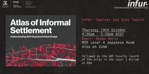 Seminar and book launch – The Atlas of Informal Settlement